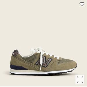 J.Crew X New Balance green 996 sneakers